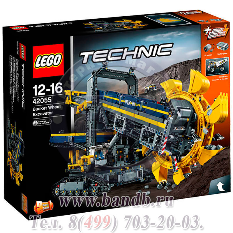 Лего Technic 42055 Роторный экскаватор Картинка № 9