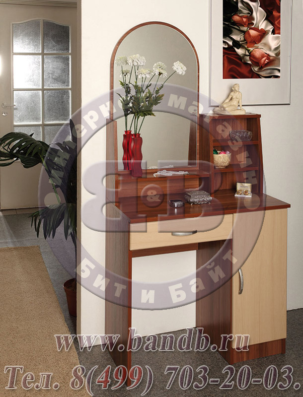 Стол туалетный Надежда М-09 цвет венге/клён азия Картинка № 5