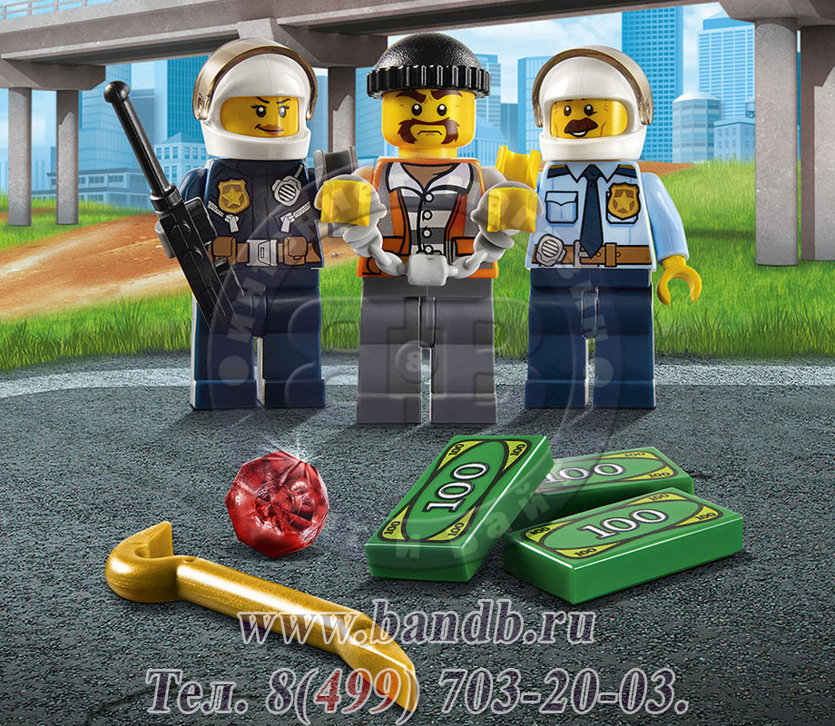 Lego 60137 Игрушка Город Побег на буксировщике Картинка № 10