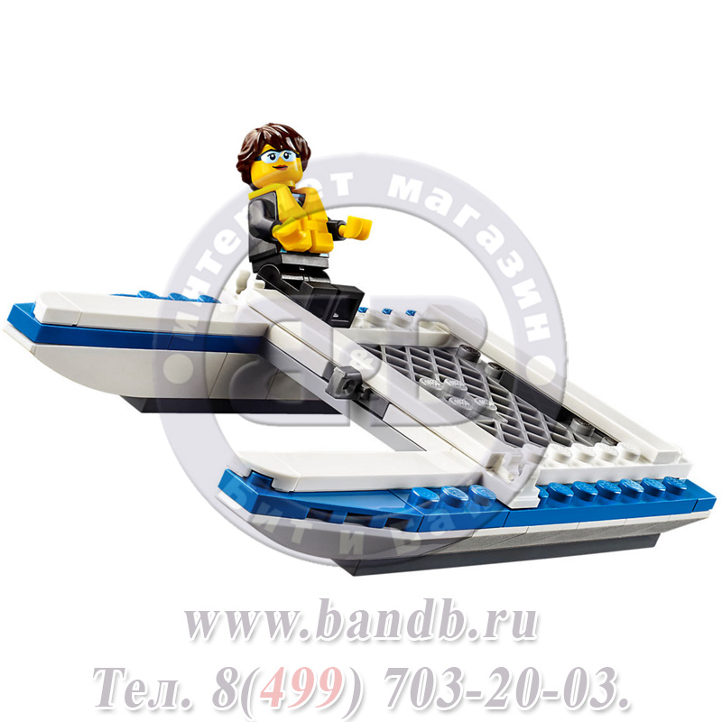 Lego 60149 Игрушка Город Внедорожник с прицепом для катамарана Картинка № 3