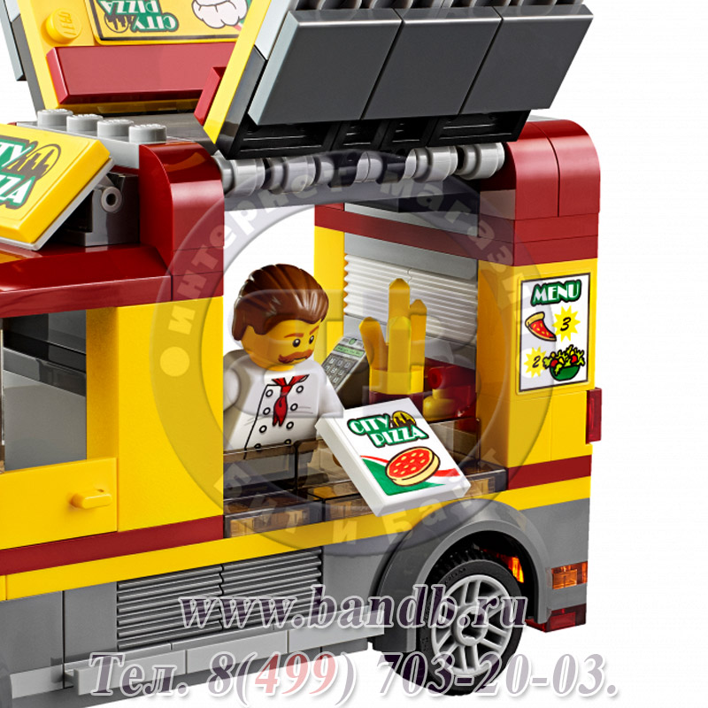 Lego 60150 Игрушка Город Фургон-пиццерия Картинка № 4