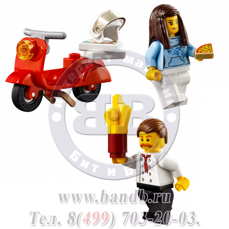 Lego 60150 Игрушка Город Фургон-пиццерия Картинка № 7