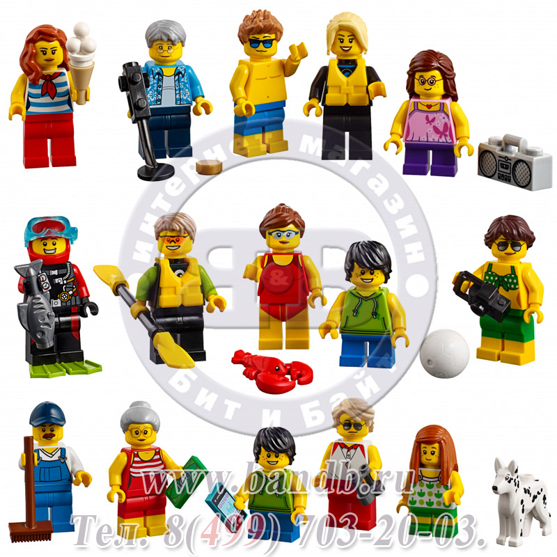 Lego 60153 Город Отдых на пляже - жители LEGO CITY Картинка № 6