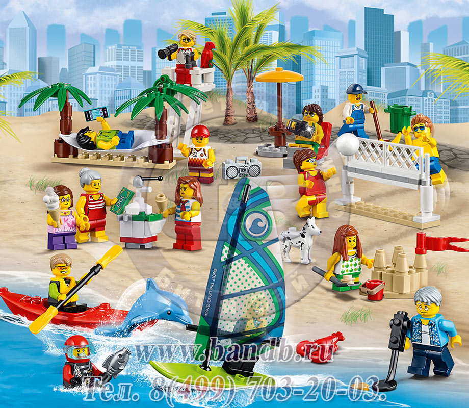 Lego 60153 Город Отдых на пляже - жители LEGO CITY Картинка № 8