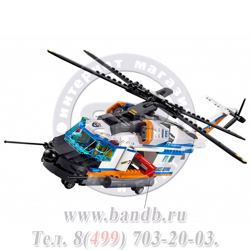 Lego 60166 Город Сверхмощный спасательный вертолёт Картинка № 2