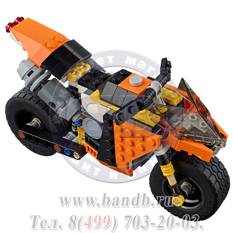 Lego 31059  Криэйтор Жёлтый мотоцикл Картинка № 3