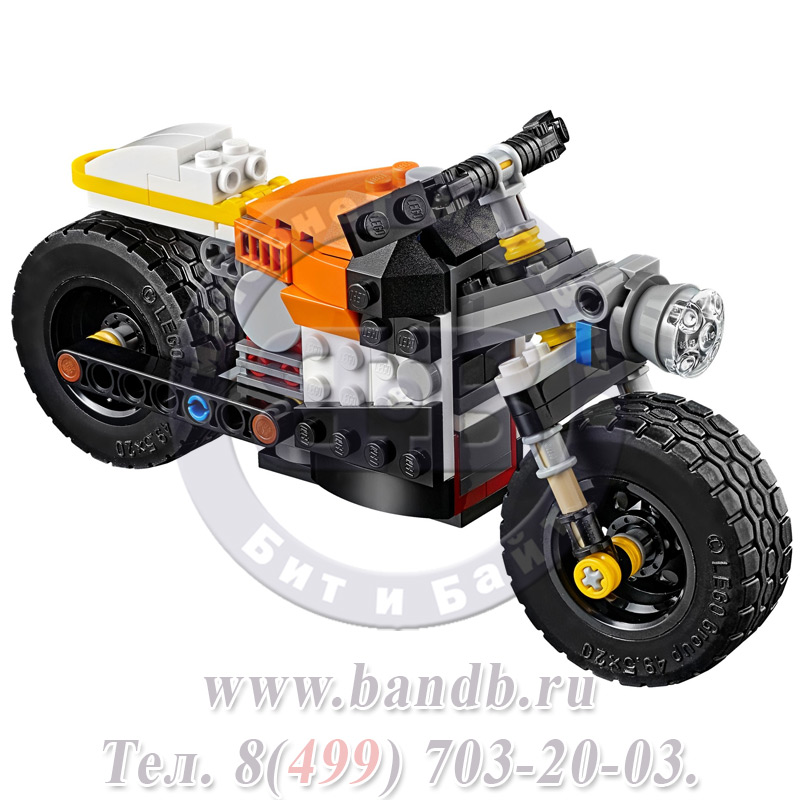 Lego 31059  Криэйтор Жёлтый мотоцикл Картинка № 4