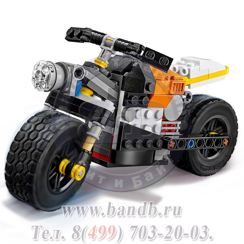 Lego 31059  Криэйтор Жёлтый мотоцикл Картинка № 6