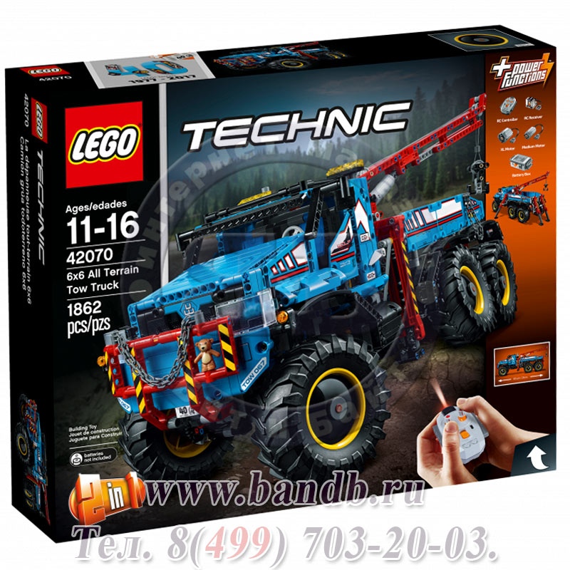Lego 42070 Техник Аварийный внедорожник 6х6 Картинка № 9