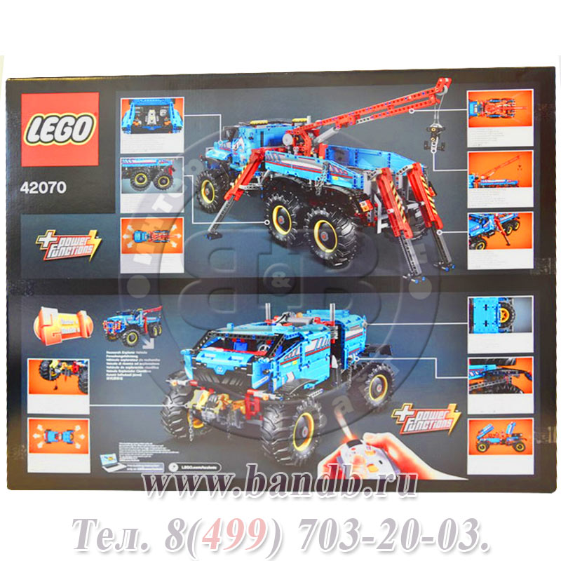 Lego 42070 Техник Аварийный внедорожник 6х6 Картинка № 10