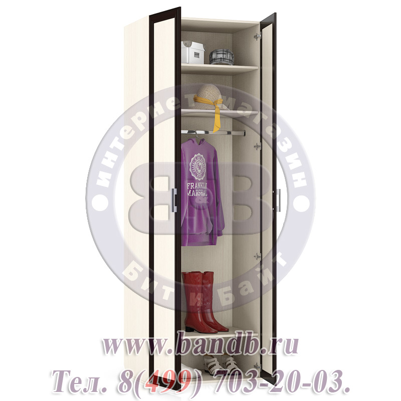 Шкаф для одежды Аврора ШК-21 цвет дуб/венге Картинка № 2