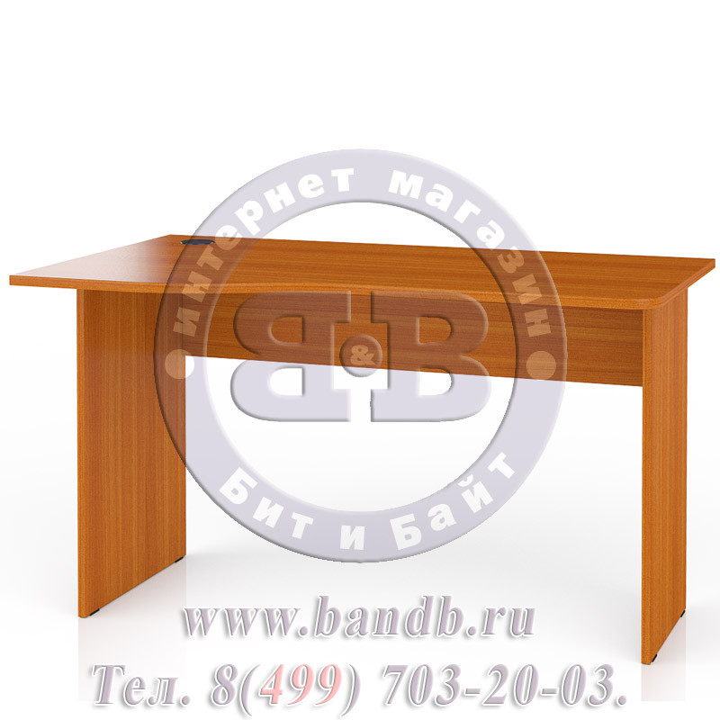 Стол письменный МД 1.04, цвет вишня, универсальная сборка Картинка № 2