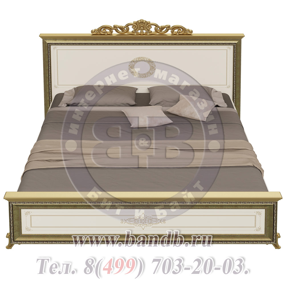 Версаль слоновая кость СВ-04ШК Кровать 1800 с короной Картинка № 3
