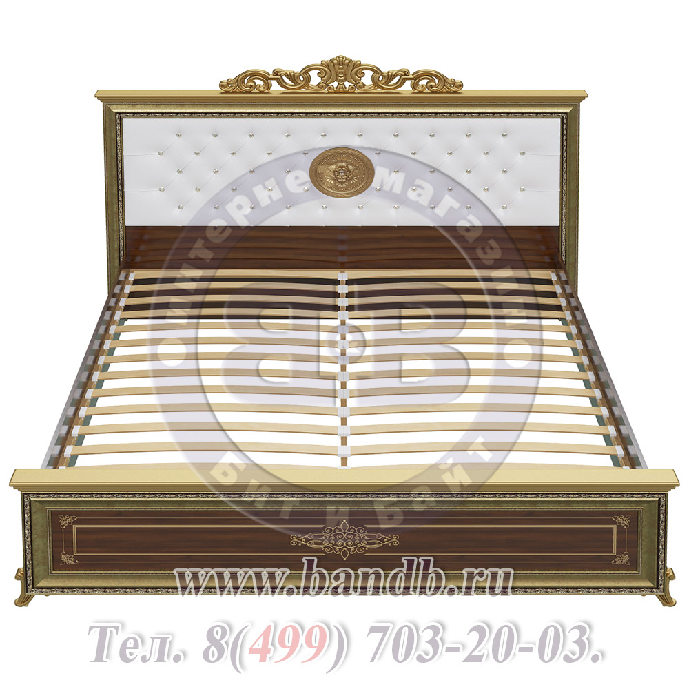 Версаль орех тайский СВ-04МИК Кровать 1800 с короной Картинка № 4
