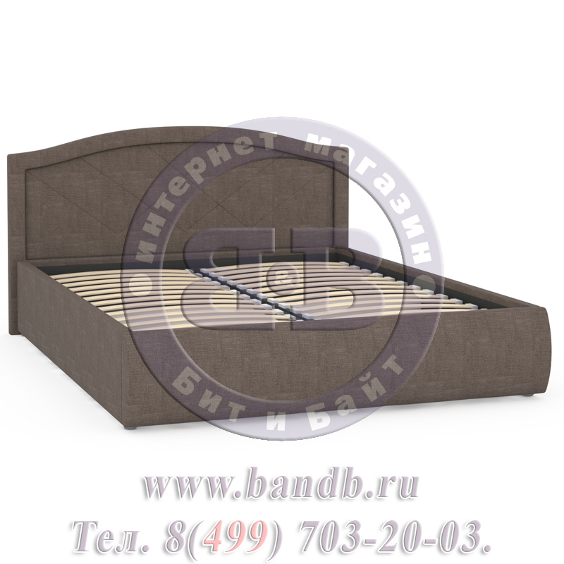 Кровать интерьерная с подъёмным механизмом Виго цвет карий Картинка № 3