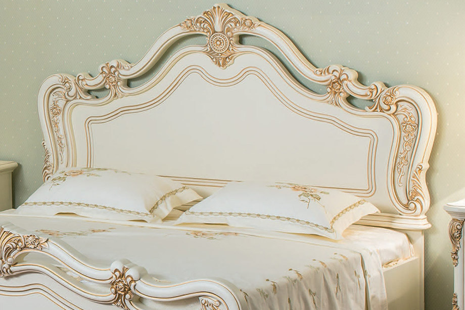 Двуспальная кровать Мона Лиза 1800 цвет крем Картинка № 2