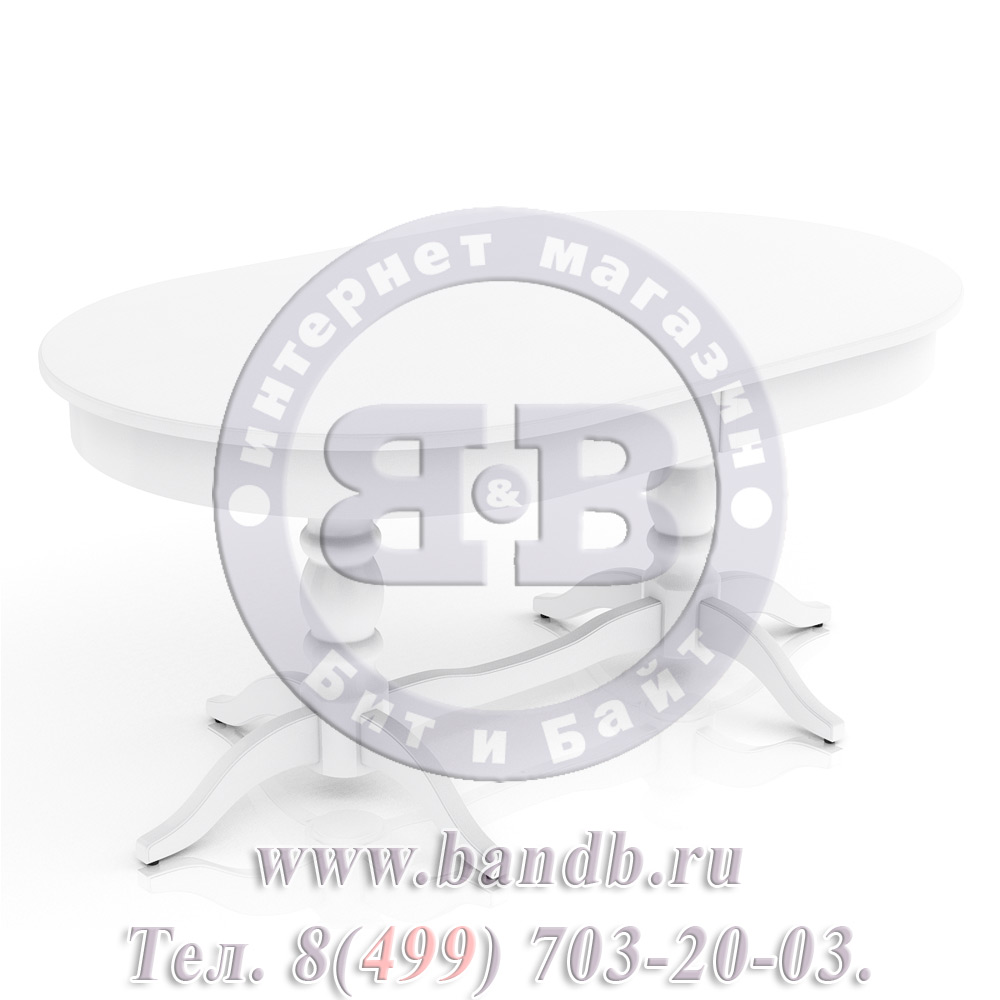 Стол раскладной массив столешница МДФ Кингли 1 Р, цвет RAL9003 Картинка № 9