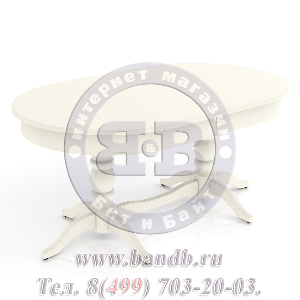 Стол раскладной массив столешница МДФ Кингли 1 Р, цвет RAL1013 Картинка № 8