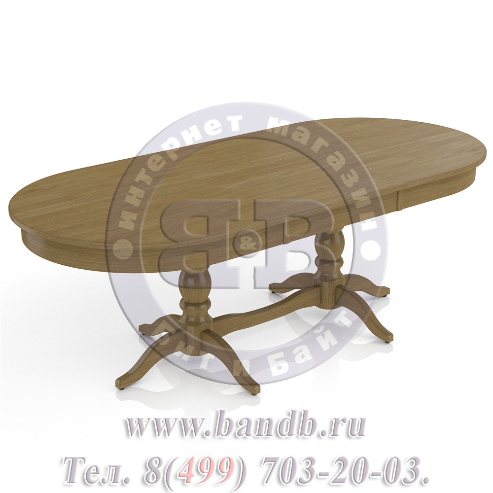 Стол раскладной массив столешница МДФ Кингли 1 Р, цвет Т07 Картинка № 2