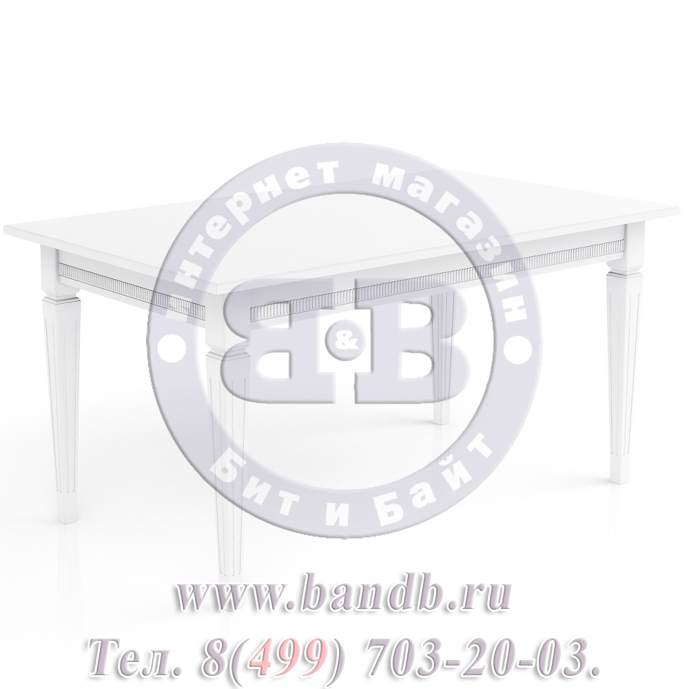 Прямоугольный стол массив раскладной Стар 3 Р, цвет RAL9003 Картинка № 6