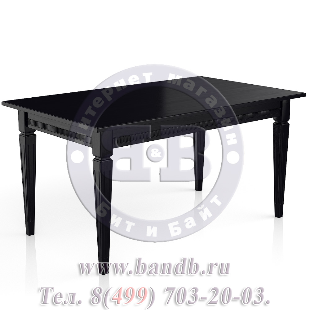 Прямоугольный стол массив раскладной Стар 3 Р, цвет RAL9005 Картинка № 6