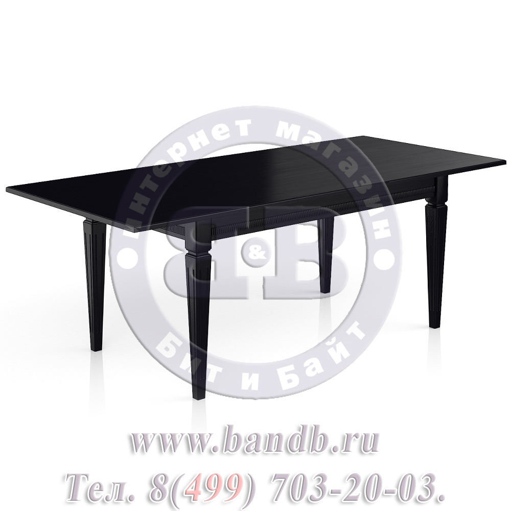 Прямоугольный стол массив раскладной Стар 3 Р, цвет RAL9005 Картинка № 2