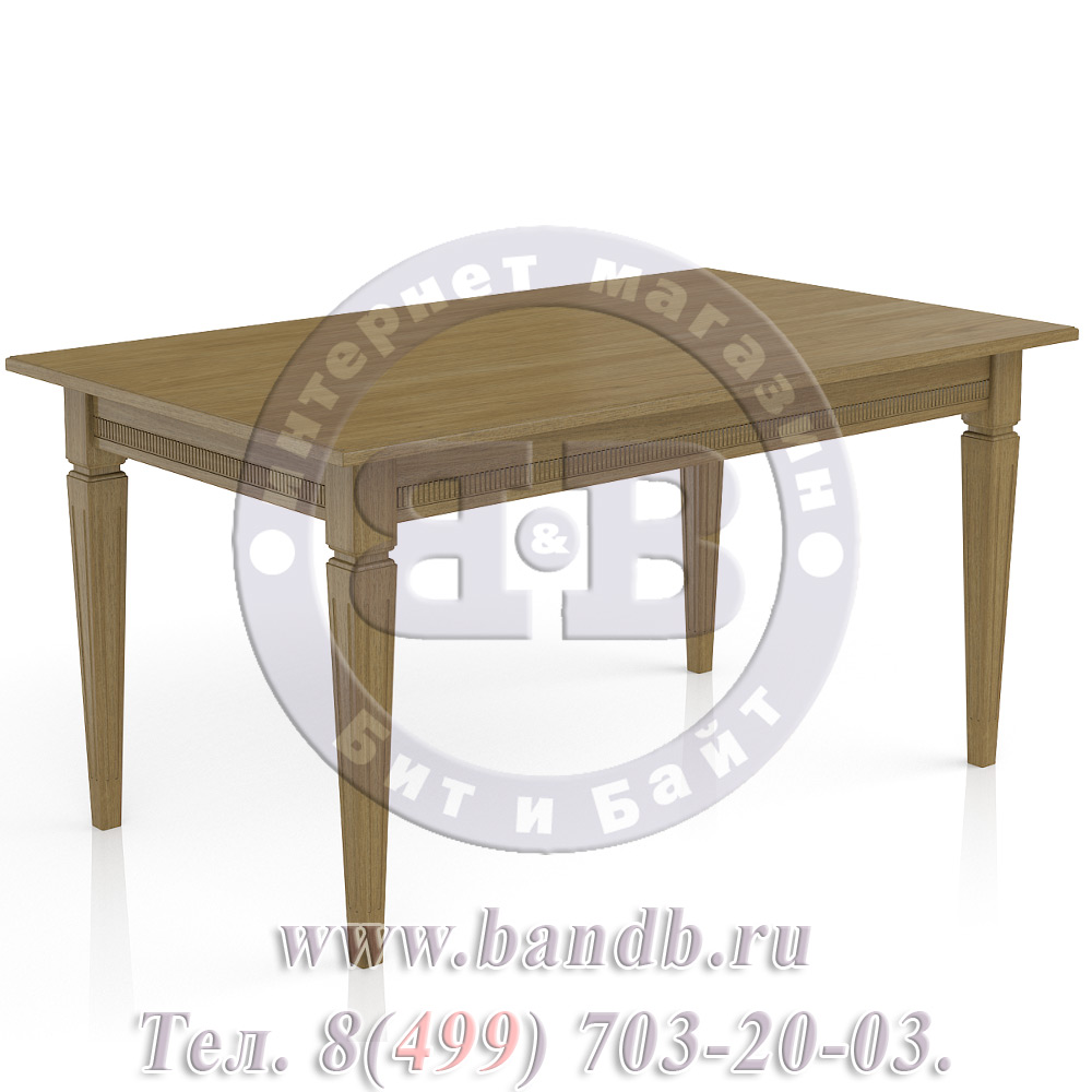 Прямоугольный стол массив раскладной Стар 3 Р, цвет Т07 Картинка № 6