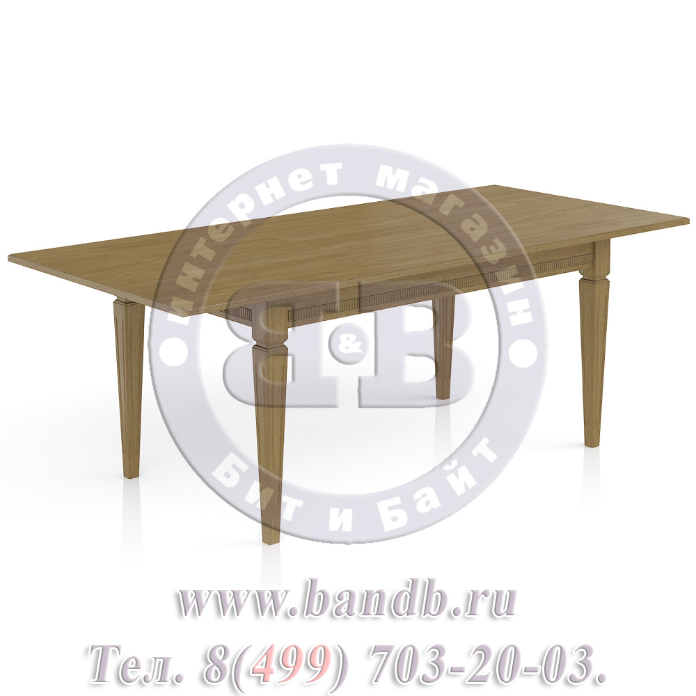 Прямоугольный стол массив раскладной Стар 3 Р, цвет Т07 Картинка № 2