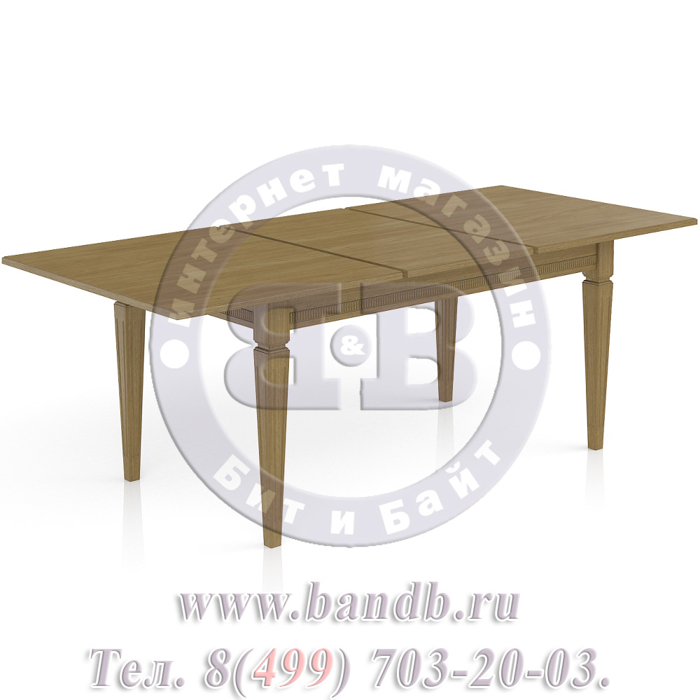 Прямоугольный стол массив раскладной Стар 3 Р, цвет Т07 Картинка № 3