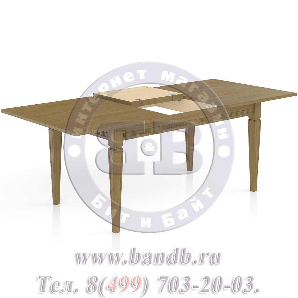 Прямоугольный стол массив раскладной Стар 3 Р, цвет Т07 Картинка № 4