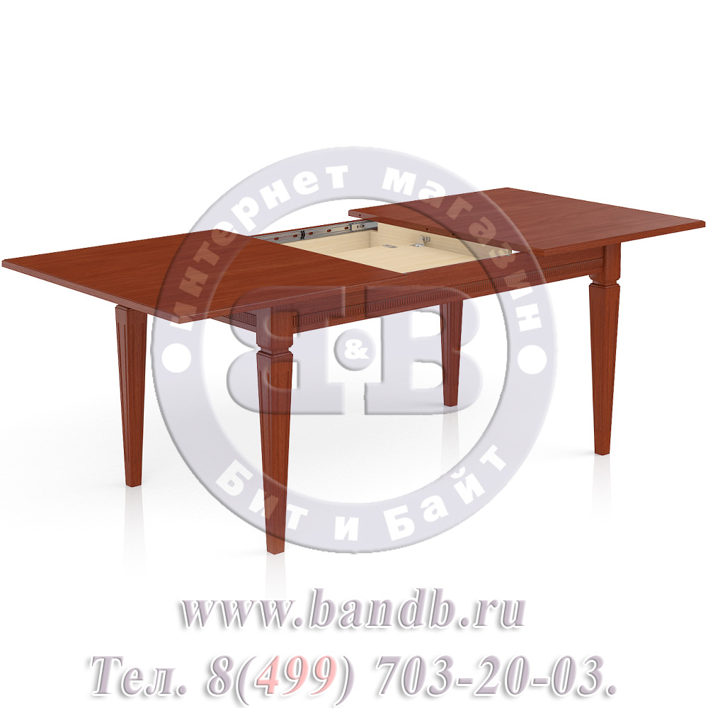 Прямоугольный стол массив раскладной Стар 3 Р, цвет Т10 Картинка № 5