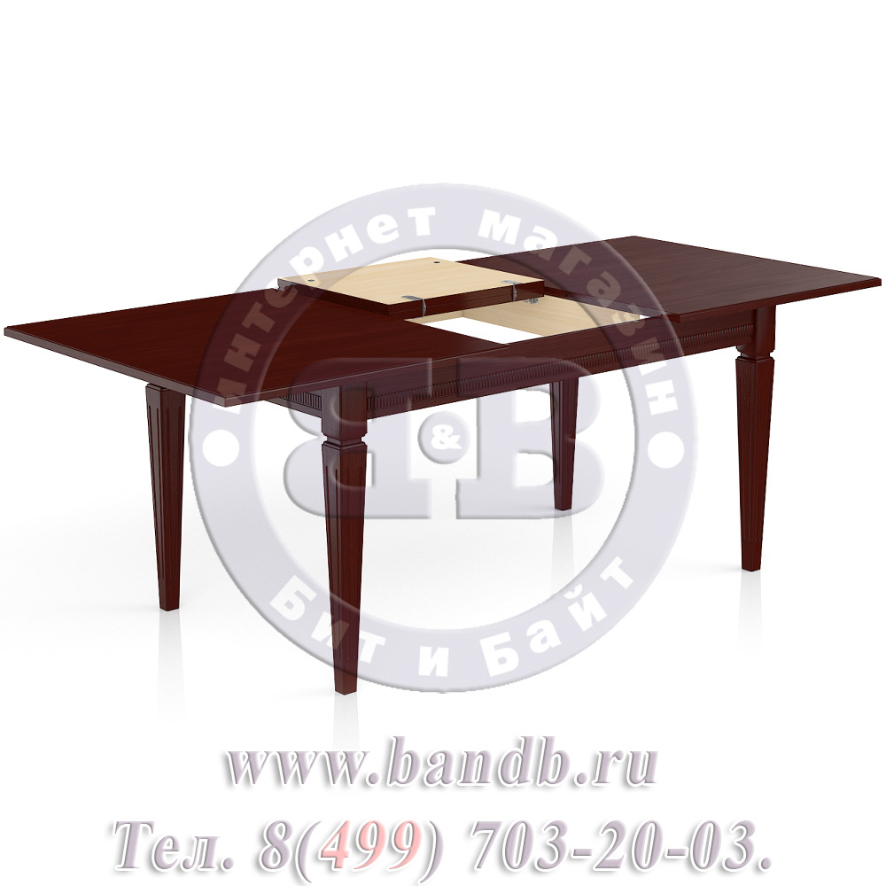 Прямоугольный стол массив раскладной Стар 3 Р, цвет Т15 Картинка № 4