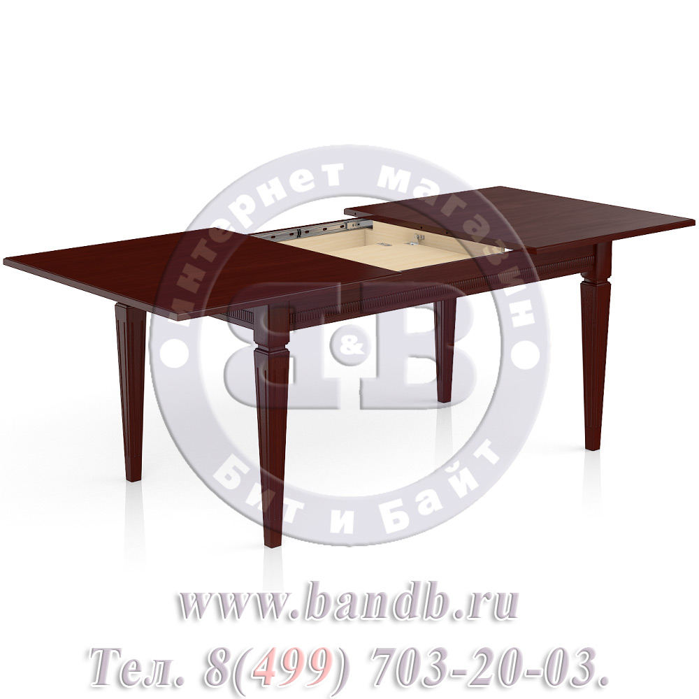 Прямоугольный стол массив раскладной Стар 3 Р, цвет Т15 Картинка № 5