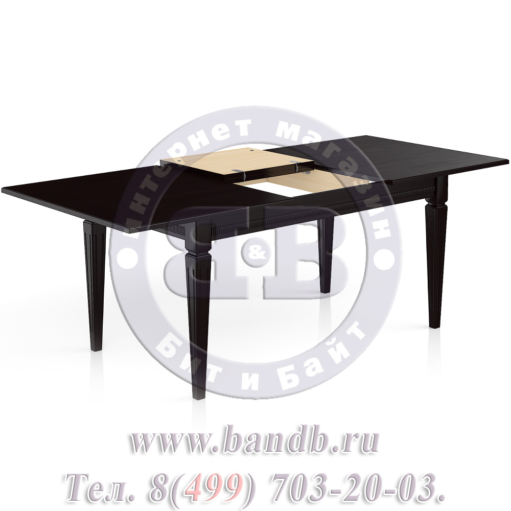Прямоугольный стол массив раскладной Стар 3 Р, цвет Т34 Картинка № 4