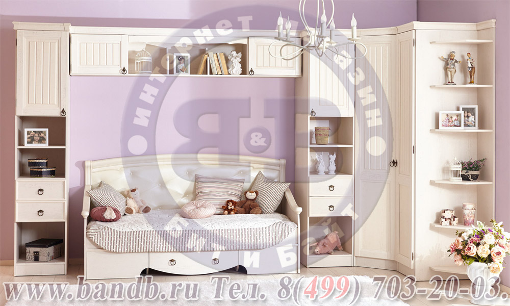 Мебель для детской комнаты Амели Комплектация № 43 цвет дуб прованс Картинка № 5