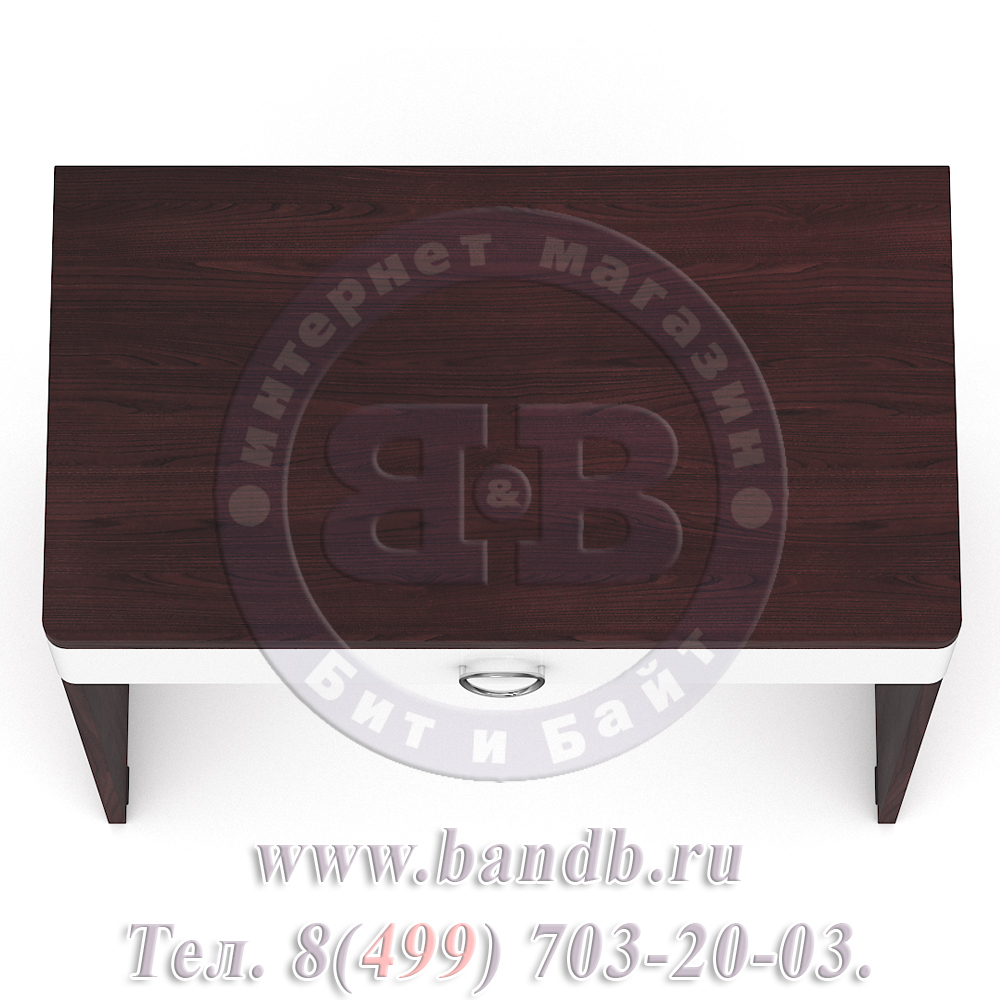 Делия ЛД-645-140 Стол туалетный, цвет сосна шоколад/белый глянец Картинка № 7