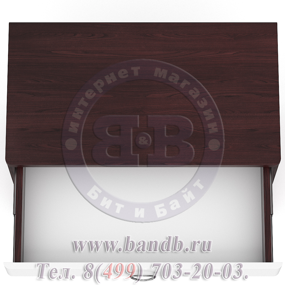 Делия ЛД-645-140 Стол туалетный, цвет сосна шоколад/белый глянец Картинка № 8