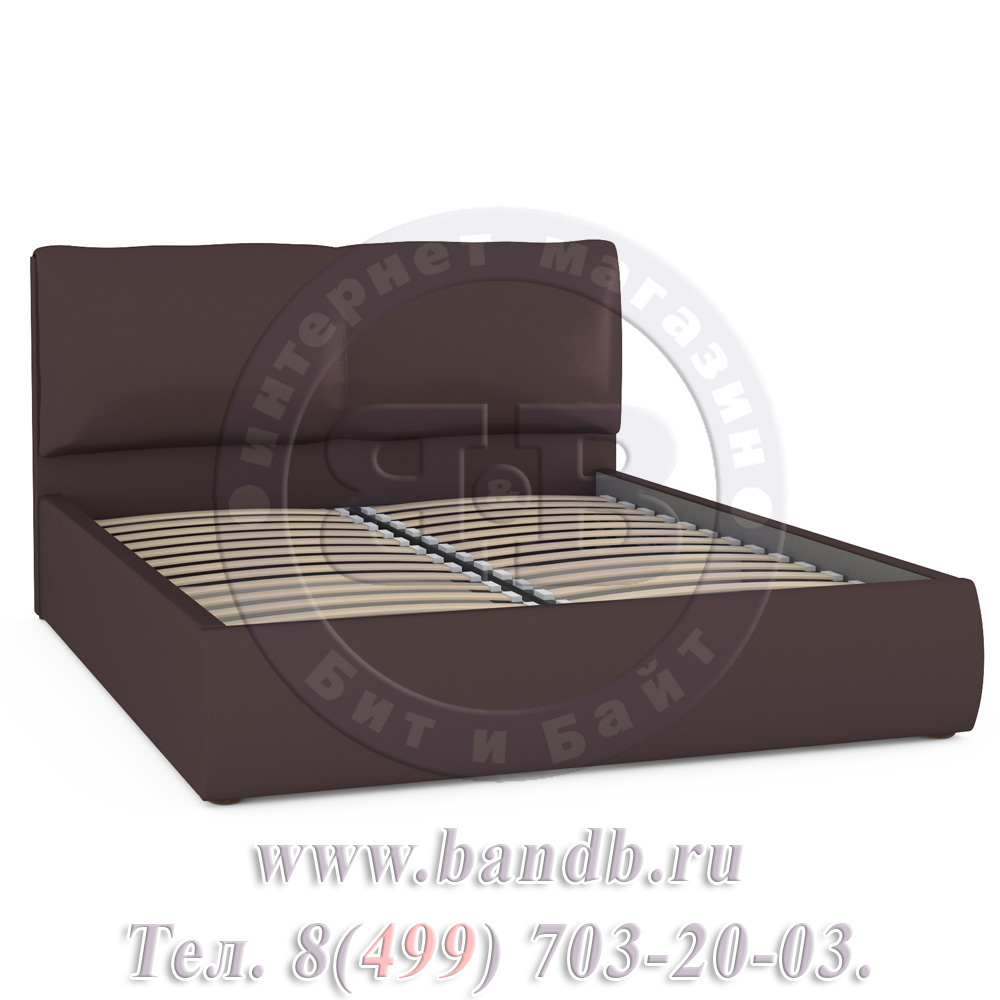 Тахта Камилла с ортопедическим основанием тёмно-коричневая распродажа кроватей Камилла Картинка № 2
