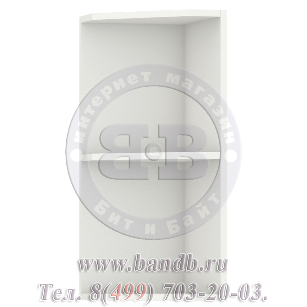 Кухонный корпус Шкаф Моби навесной 275 торцевой открытый, цвет белый Картинка № 2