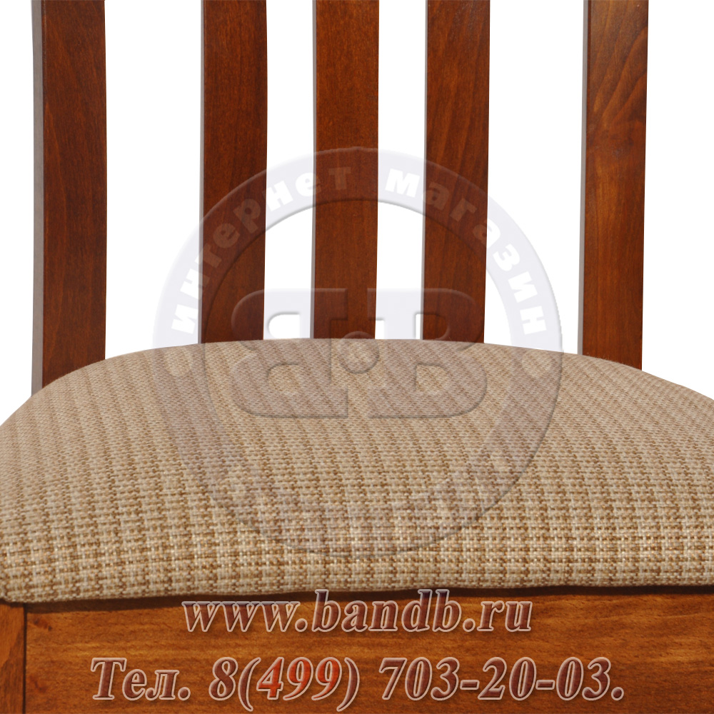 Стул массив Мебель--24 М10.1 цвет орех обивка ткань Вермонт 031 Картинка № 6