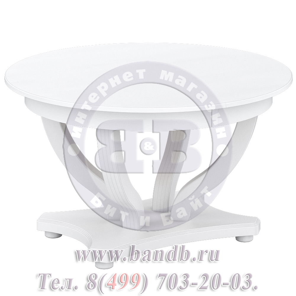 Большой круглый раздвижной стол массив Брайт 1 Р цвет RAL9003 Картинка № 8