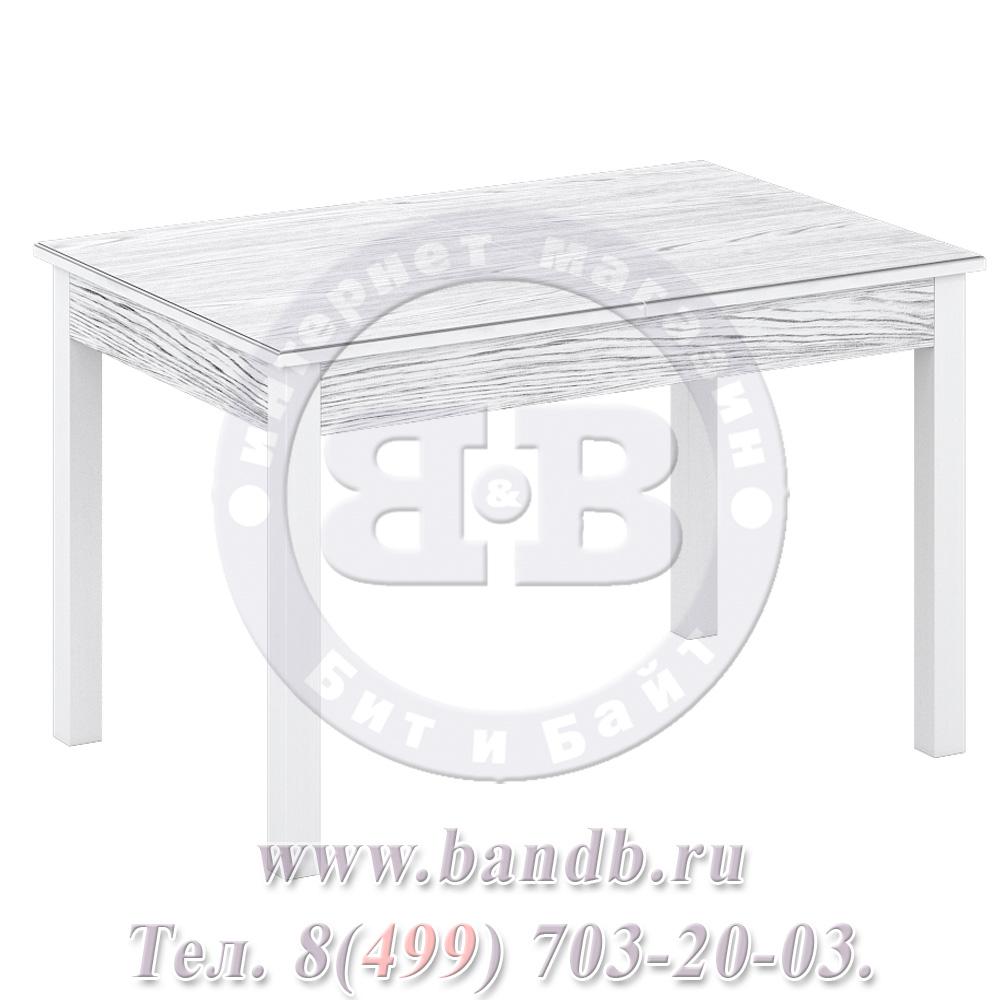 Стол Глэд 2 Р, цвет RAL9003 с патиной серебро Картинка № 5