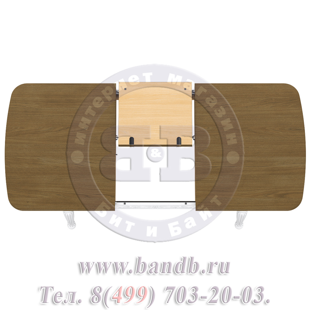 Стол Лофти М 2 Р, столешница цвет Т07, подстолье и ноги цвет RAL9003 Картинка № 11