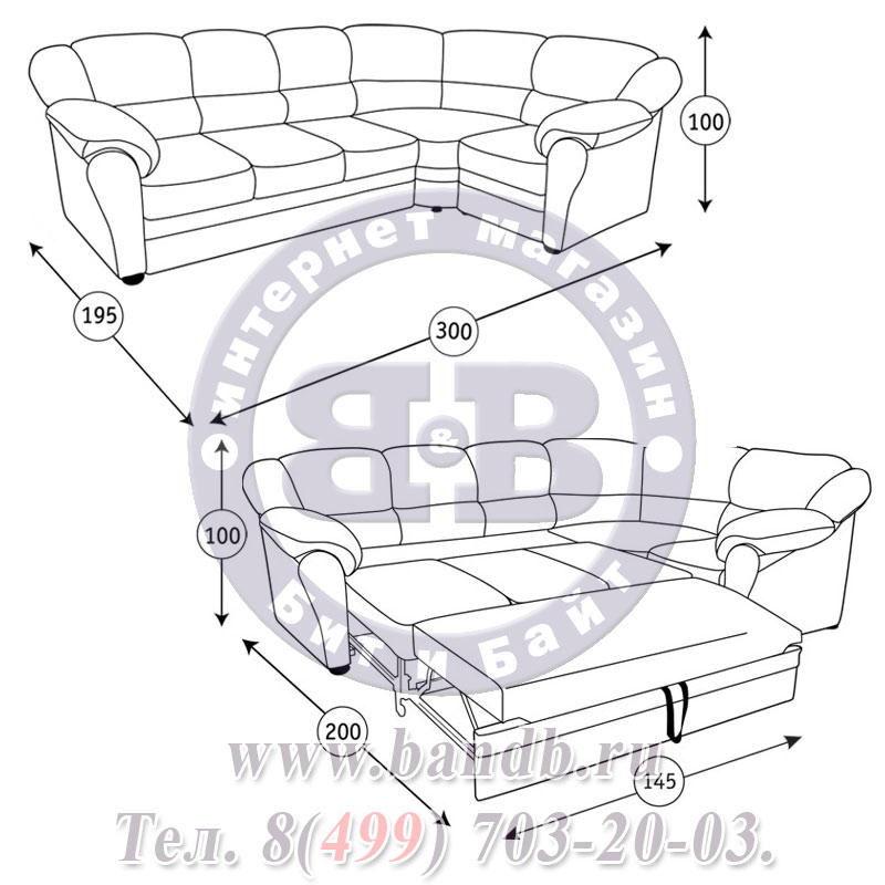 Фламенко 2 угловой диван, ткань ценовой категории 1 в ассортименте Картинка № 4