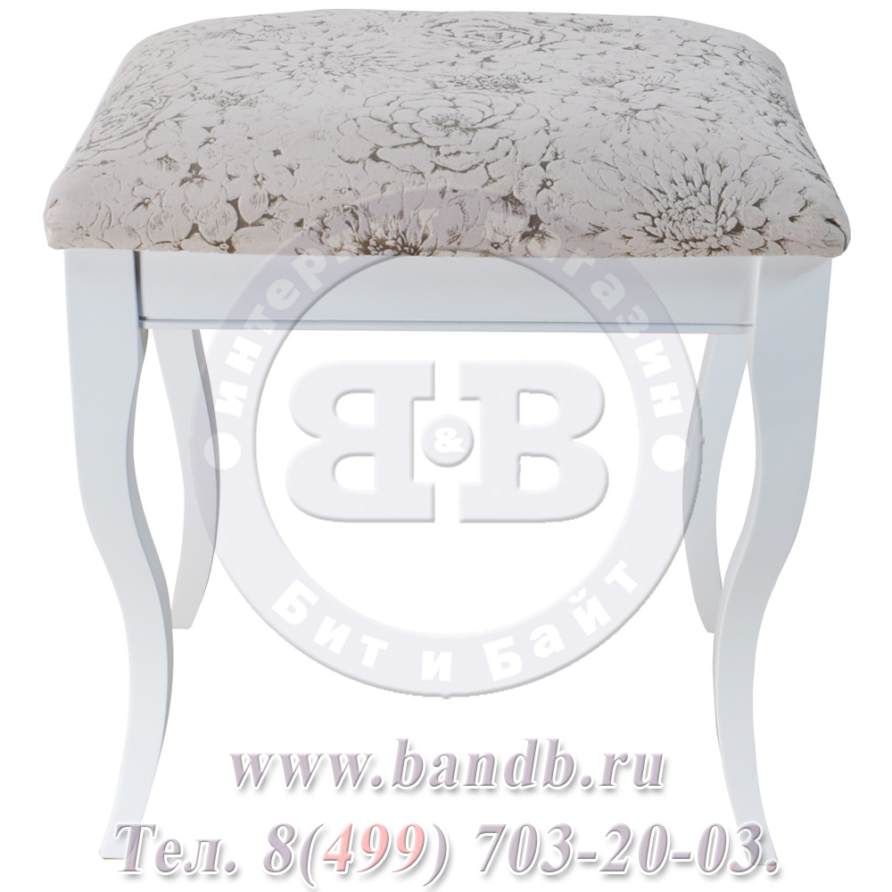 Банкетка Мебель--24 цвет белый обивка ткань ТК1 Картинка № 2