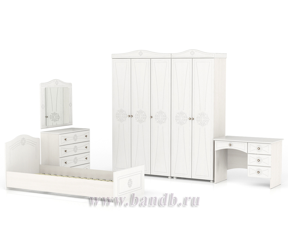Мебель для детской комнаты Онега № 16 цвет белый Картинка № 3