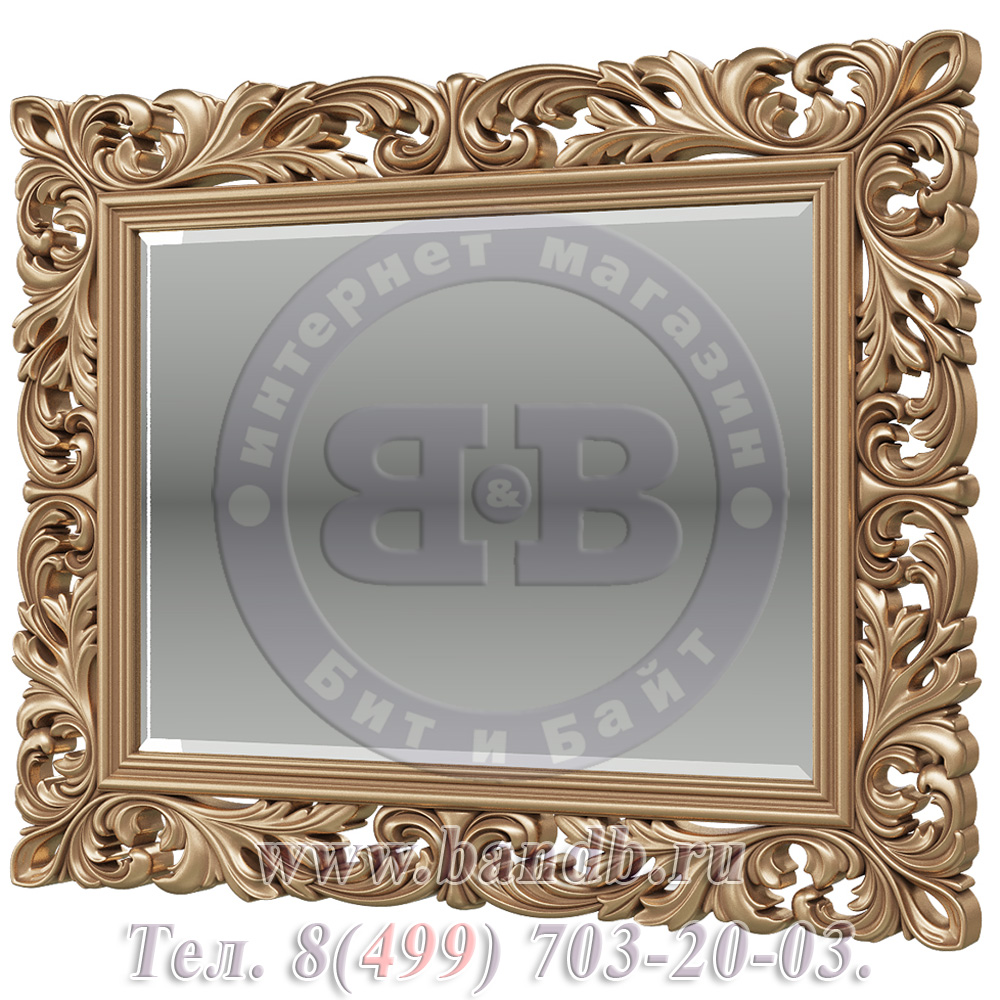 Консоль для спальни с зеркалом ЗК-04 цвет золото Картинка № 4