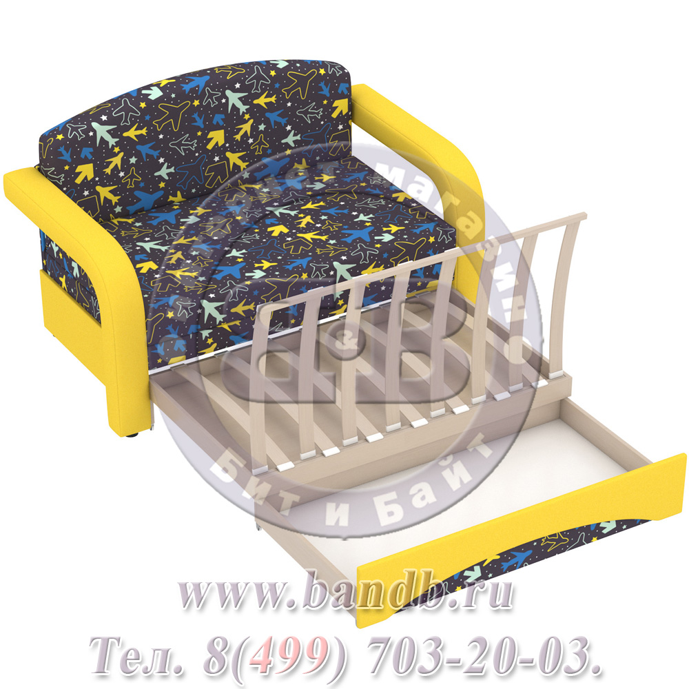 Антошка диван-кровать, ткань ценовой категории 1 в ассортименте Картинка № 3