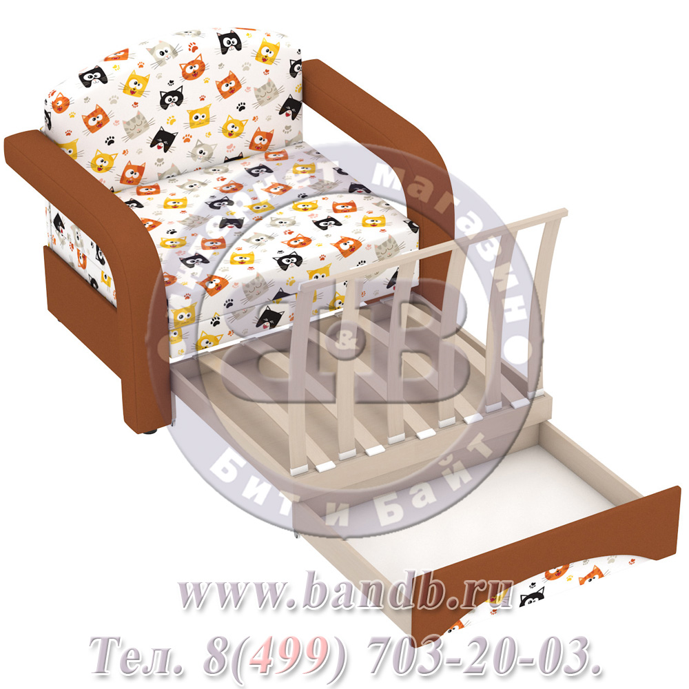 Антошка 85 кресло-кровать, ткань ценовой категории 3 в ассортименте Картинка № 3