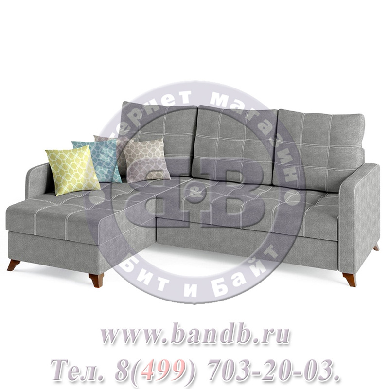 Квадро диван угловой + кресло, ткань ТД 961/ТК 961 Картинка № 4